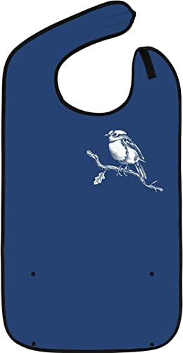Classic Bib Designs Bavoir pour adulte - unisexe - pour manger - avec ramasse - miettes – réutilisable - lavable