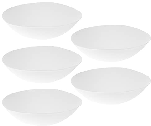 PRETYZOOM 5 par runda bh-kuddar i extra stor storlek bh ersättningskuddar flick-BH-stoppning bcd bh kupor fyllmedel behå-push-up kuddar sport bh inlägg skum bh inlägg vit jacka avtagbar polyester