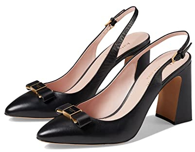 kate spade new york Women's Bowdie Slingback Pump, Black, 9.5
