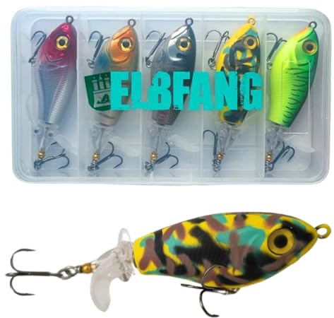 elbfang Topwater Kunstköder | Popper | Stickbaits | Oberflächenköder | Whopper Plopper