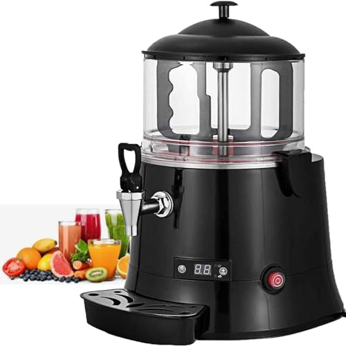 ExoticaBlend Machine à Chocolat Chaud Commerciale, Distributeur de Chocolat Chaud Électrique, Machine à Boissons Chaudes Multifonctionnelle pour Chauffer Le Café Au Chocolat,5L