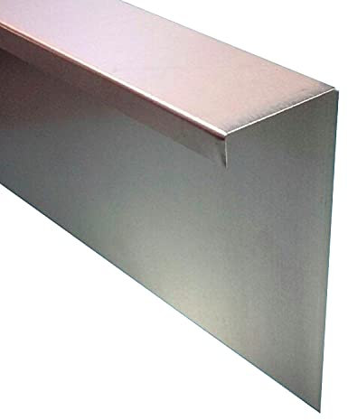 Lamiera d'acciaio zincata di recinzione per lumache 25cm x 100cm | Recinto lumache | Bordura giardino | Bordatura per prato | Bordo in metallo flessibile