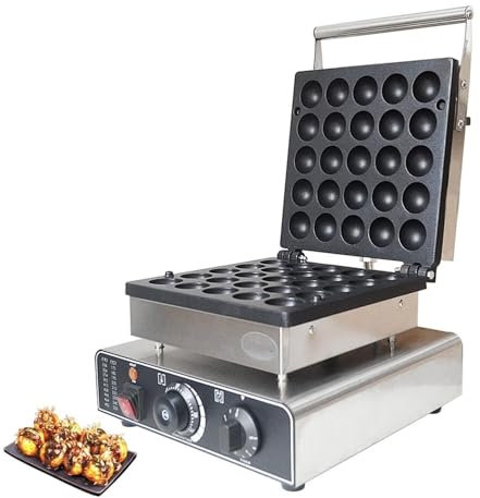 Gaufrier électrique 850W, boule ronde, Machine à gaufres de 4cm, appareils de cuisson