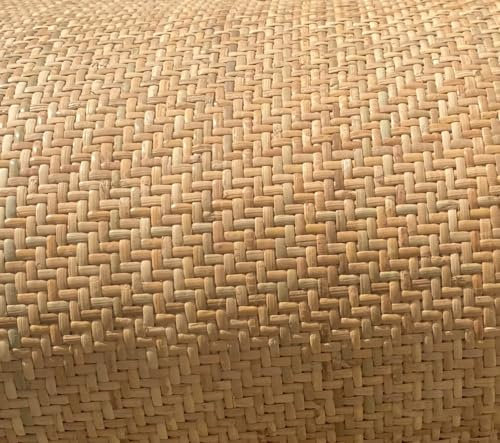 Ratan Rollo Mimbre, Mimbre Rollo, 80 x 500cm rollo ratan, Rejilla Mimbre, Mimbre Natural, ratan, Rattan, Ratan Natural por Metros, Rollo de Mimbre para Muebles, Silla ratan Aparador Cabecero ratan