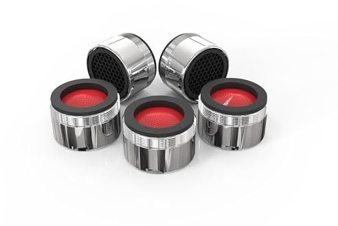 Sparstrahlregler für Wasserhähne M24x1 - Wasserhahn Aufsatz - ABS-Filter 4,5L/min (3)