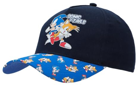 Sonic The Hedgehog Sonic & Tails ungdom blå traditionell justerbar hatt, Sonic the Hedgehog Sonic, en storlek, Sonic the Hedgehog Sonic, One Size