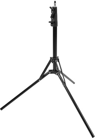 Soporte de Luz Resistente de Aluminio con Plegado Inverso Engrosado de 1,9 M, Soporte de Luz de Relleno, Soporte para Trípode de Fotografía Soporte de Tres Patas, para Cámara,