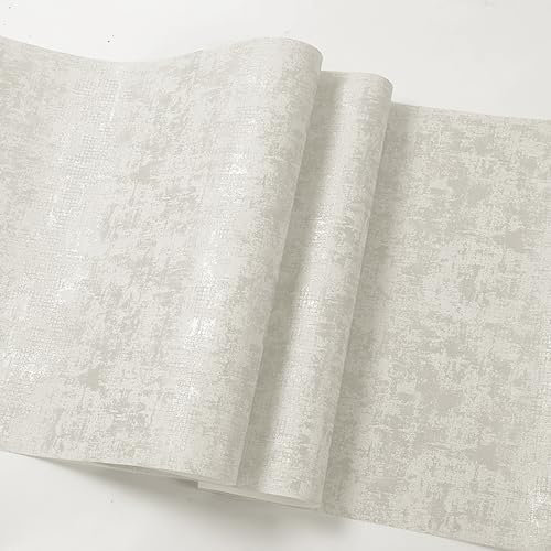 Trafagala Beige Mix Plain Wallpaper Metallic Detailing Concrete Effect Wall Paper Roll No Match Wallpaper for Adults Kids Bedroom Living Room Hallway and Stairs