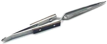 Pinzette per saldatura a croce con chiusura automatica, strumento di riparazione per gioielli, isolato, morsetto per saldatura con punta dritta a gomito