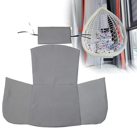 Kissenbezug HäNgesessel, Weiche Sitzpolster HäNgesessel, RüCkenkissen bezug, Korbsessel Kissen Den Terrassengarten, Schaukel Kissenbezug FüR Drinnen Und DraußEn(A,60×47)
