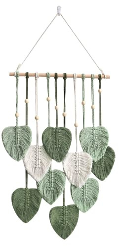 Jlnmmn Tapisserie Murale en Macramé, Décoration Bohème, Macrame Mural, Decoration Murale Boheme, Deco Boheme, Macramé Mural, Tenture Murale Boheme, pour Chambre à Coucher, Salon, Chambre d'Enfant