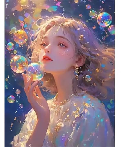 Puzzle 2000 Teile für Erwachsene, Mädchen Fantasy Bubbles 100x70cm Puzzle Erwachsene 2000 Teile Lernspiel Herausforderung Spielzeug, Geschicklichkeitsspiel für die ganze Familie
