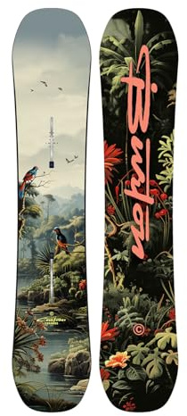 Burton - Tabla de snowboard para niños, talla 140, color verde
