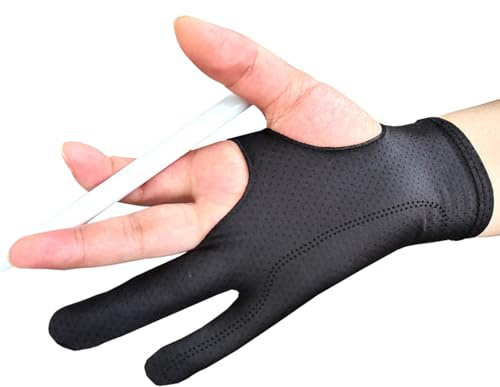 Guanto Artist Palm Rejection – Copertina Per Schizzi A Doppia Cifra, Materiale Leggero E Flessibile, Supporto Per Penna | Abbigliamento Per Illustrazioni Creative Per Tavolette Grafiche Elettroniche,