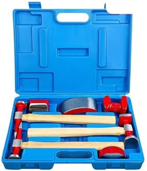 Martello for lamiera for auto Martelli for riparazione ammaccature professionali Utensile multifunzione Kit for automobili Attrezzi da lavoro speciali manuali