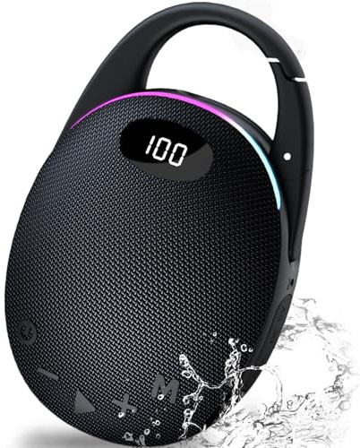 Cassa Bluetooth ultra Portatile,Potente Altoparlante Bluetooth 5.4, Suono Potente , 1800Mah di Autonomia, mini cassa bluetooth,IP68, LED, RGB, TWS, AUX, Scheda TF, Adatto per Esterni/Feste/Viaggi