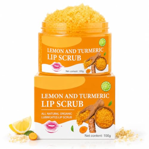 Turmeric Lemon Lip Scrub