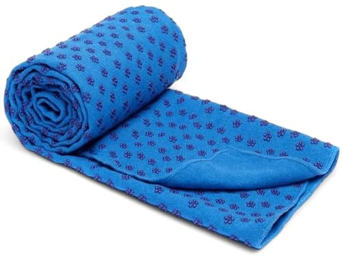 Yoga Handtuch Yogadecke, Rutschfest, Schnelltrocknend 180x60cm, XXL Decke für Sport, Strand, Picknick und Reise aus Microfaser, Tuch, Pilates, Fitness und Picknickdecke, Yogamatte, Strandtuch