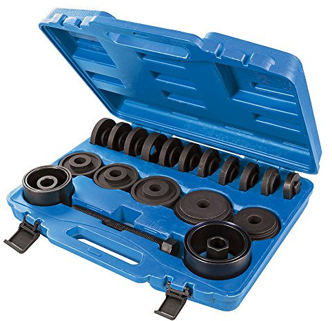 Silverline 588812 Radlagerwerkzeug mit Zubehör, Beige, 22 - Teilig Satz
