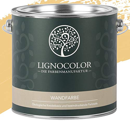 Lignocolor Wandfarbe Innenfarbe Deckenfarbe Kreidefarbe edelmatt 2,5 L (Sierra Nevada)