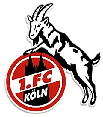Köln Cologne Aufkleber - Logo Hennes - 8.8 x 8 cm - Wanddekoration - Wohnzimmer, Heimbüro