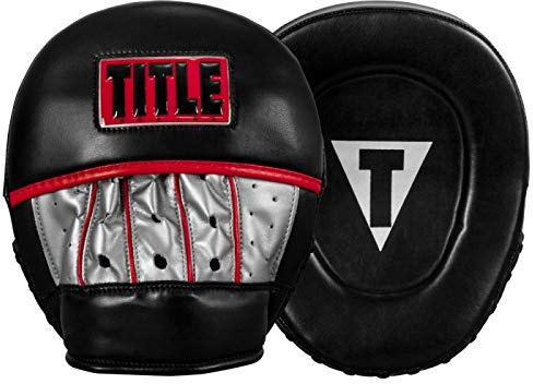 TITLE Boxing Valiant Micro Mitts - Muay Thai & Kickboxing Pads, MMA Equipment, Boxing Coaching