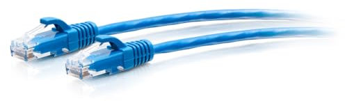 C2G 2.7M (9Foot) CAT6A Extra Flexible Slim Ethernet Cable, Ideal for use with Router, Modem, Internet,Wifi boxes, Xbox, PS5, Smart TV, SKY Q, IP Camera. Delivering Ultra Fast Internet Speeds. BLUE