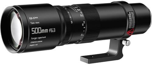TTArtisan 500mm F6.3 Metal Bodied Telephoto Lens Compatible with Nikon Z Mount (Full Frame) - Black