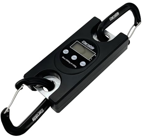 aerobis® Power Scale - Echtzeit Kraftmessung in 100g-Schritten - Fitness Scale - bis zu 300kg Bruchlasts - Sport Waage - Leistungswaage - Waage für Kraftsport