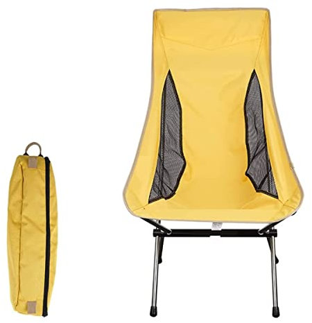 Outdoorstuhl Campingstuhl Klappstuhl Leichter Zusammenklappbarer Campingstuhl Mit Hoher Rückenlehne, Tragbarer, Kompakter Sitzhocker Für Outdoor-Camps, Reisen, Picknicks, Wandern Angelstuhl Faltstuhl
