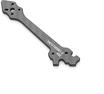ZEMNLO Carbon Rahmen Kit Ersatzteile Vorderen Arm Hinteren Arm Roma L3 FPV Racing Drone RC Quadcopter DIY Zubehör Quadrocopter-Rahmenarme (Size : Rear Arm)