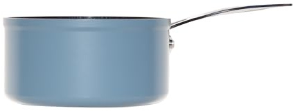 Nuwave Pentola da 1,4 litri in Ceramica Antiaderente Duralon Blue in Blu Accogliente, Priva di PFAS, Compatibile con Induzione e Forno, Lavabile in Lavastoviglie, Manici Freschi e Resistente ai Graffi
