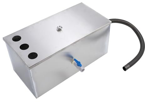 Commercial Stainless Steel Grease Trap Large Capacity Oil Water Separator for Kitchen Restaurant