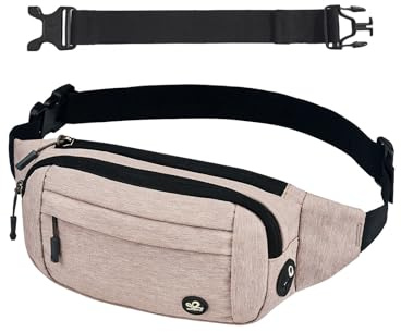 WATERFLY Bauchtasche Damen Herren Sport Gürteltasche Klein Hüfttasche