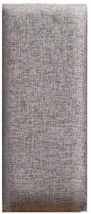 3.2 CM Thick Anti-Collision Wall Padding for Kids with Autism - Linen Fabric Peel and Stick Headboard, Padded Upholstered Wall Panels, 3D Decorative Wall Cushion for Bedroom(Lotus Gray,1 PCS)