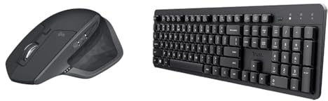 Logitech MX Master 2S & Trust Ody II Silent Wireless Keyboard