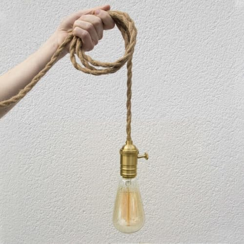 VoltShine Lampenfassung – Vintage Messing-Lampenfassung E27 mit Schalter, ideal für dekorative und funktionale Beleuchtung in jedem Raum
