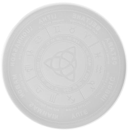 BATHVEVE Moule Epoxy Cristal DIY Silicone Flexible Transparence Nettoyage Facile Utilisation Création Plateau Astrologique