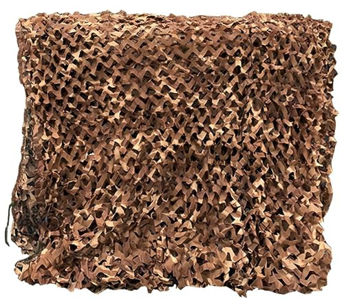 VOIRDA Toldo Camuflaje Exterior Red de Sombra de Jardín Malla Camuflaje Militar Tela Camuflaje para Camping Niños Caza Decoración 7.5/8.5/9.5/10.5/11.5/12.5m(8.5 x 12.5m)