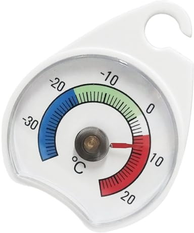 FUTUREORYY Termometro Frigorifero Analogico Professionale Ad Alta Precisione Compatto e Versatile per Cucina Freezer e Conservazione Alimenti Monitoraggio Temperatura Affidabile e