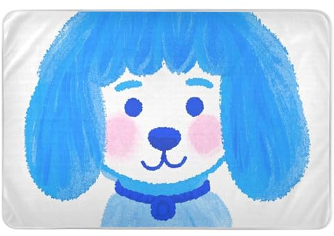 Fodera per fasciatoio, in pelliccia blu, extra large, riutilizzabile, altamente assorbente, lavabile in lavatrice, per bambini, 132,1 x 86,4 cm (lunghezza x larghezza)