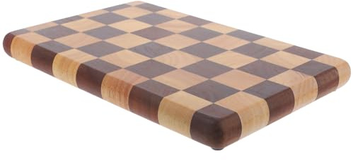 ARTSEWPLY Tagliere in Legno Alta Tenacità 30x20x2,5 Cm, Tagliere a Quadretti Lisci per Carne, Frutta e Verdura, Utensile da Cucina Multiuso per Preparazione Pasti Casalinghi