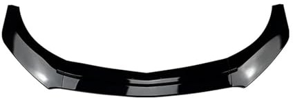 Spoiler Avant pour Classe A W176 A180 A200 A250 A45 2012-2017 2018 Pare-Chocs Avant Lèvre Becquet Diffuseur Séparateur ABS Brillant Noir Kit De Carrosserie(Gloss Black)