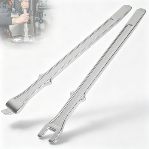 SWAWIS 2 Stück Montierhebel 40,5 cm Reifen Montiereisen,Reifenmontage | Hochfestem Stahl Reifenmontage Werkzeug für Motorrad, Fahrrad, kleines Geländefahrzeug, Rasenmäher und Traktor