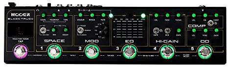 MOOER Black Truck Guitar Multi-Effects Stompbox for Heavy Metal & Hard Rock