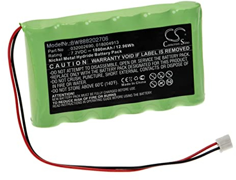 vhbw Akku kompatibel mit Compex Mi-Sport 500, MI Theta Pro, mi-Theta Pro, Ports Tens, Sport Medizintechnik (1800mAh, 7,2V, NiMH)