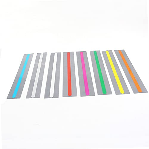 Dyslexia - Règle de superposition colorée - Bandes de lecture - Marque-page - Règle de suivi de la lecture pour enseignants, enfants et dyslexiques - Type 5