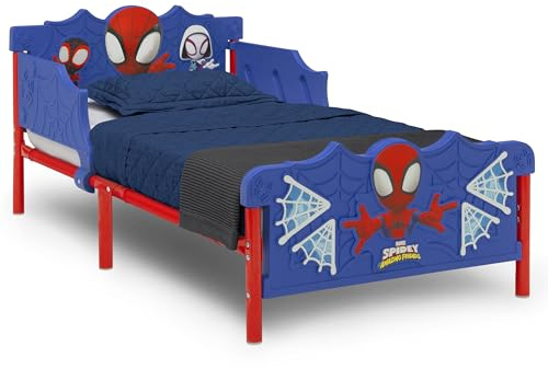 Delta Children Spidey and His Amazing Friends 3D Toddler Bed, Blue