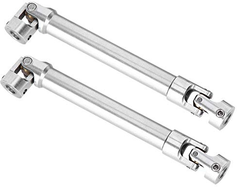 Eje de Transmisión RC, Mejorado en Acero Inoxidable, Repuestos Orugas 1/10, 2 Piezas Resistentes para Entusiastas RC, Competición, Mantenimiento Diario y Reparaciones Rápidas