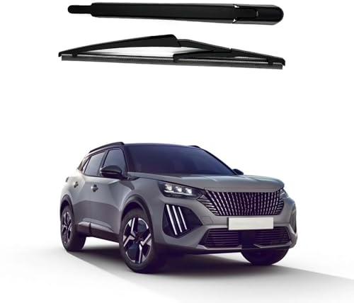 VeroCh Auto Hinterer Scheibenwischerarm, Für Peugeot 2008 2022-2024 Hinten Scheibenwischer Wischblattsatz Starke Reinigungskraft Car Zubehör